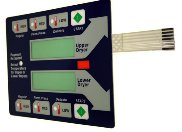 Tartós öntapadó gumi fém gombok PET PC membrán